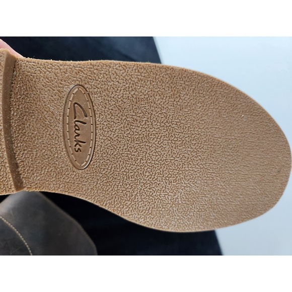 Clarks bushacre 2 beeswax mens brown leather boots size 7m - Picture 10 of 10